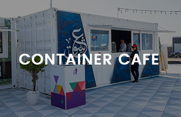 Container Cafe in Supertech. Container Cafe in Supertech.