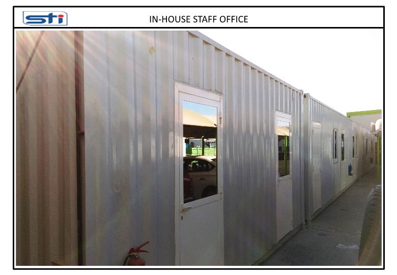 View of In House Staff Office. View of In House Staff Office.