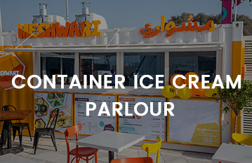 Container Icecream Parlour. Container Icecream Parlour.