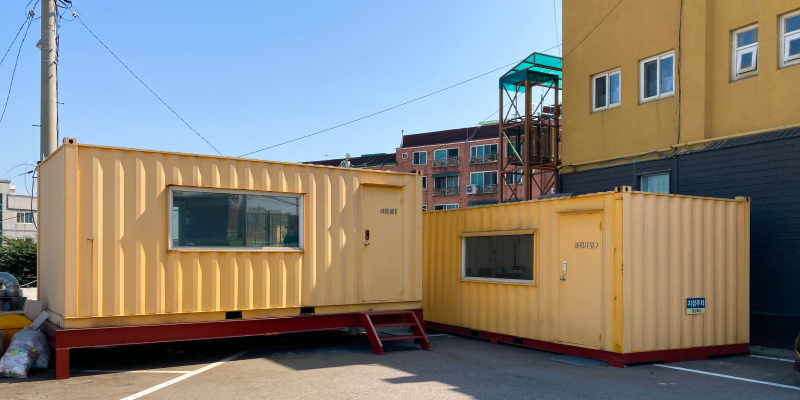 life-cycle-shipping-container A yellow shipping container representing the beginning of its journey in the shipping lifecycle.