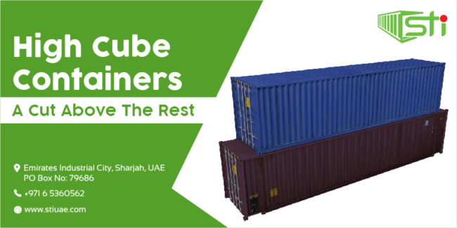 high-cube-shipping-containers-complete-guide-banner Poster of supertech industries on high cube containers and its company contact details