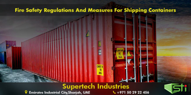 ARE SHIPPING CONTAINERS FIREPROOF FORTRESSES? Shipping container conversions in UAE